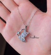 Wings Design Silver Necklace – Elegant Necklaces for Girls & Women - Crazy Women