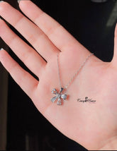 Silver Bow Necklace – Elegant & Stylish Bow Pendant for Women - Crazy Women