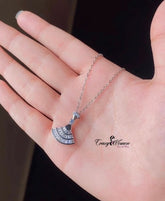 Silver Skirt Design Necklace – Elegant Necklaces for Women & Girls - Crazy Women