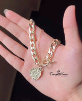 Two Layer Heart Pendant Necklace | Jewelry Online | Jewelry Store - Crazy Women