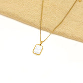 White Chip Necklace – Stylish Necklaces for Women & Girls - Crazy Women