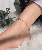 Classic Silver Anklet – Minimalist & Stylish Foot Jewelry - Crazy Women