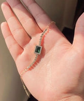 Green Stone Bracelet – Elegant & Stylish Bracelet for Women - Crazy Women