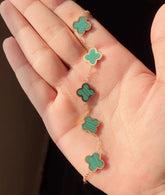 Green Van Cleef Gold Bracelet – Elegant & Luxurious Bracelet for Women - Crazy Women