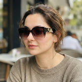 Gucci Square Gradient Sunglasses for Women – Luxury Designer Eyewear with Case