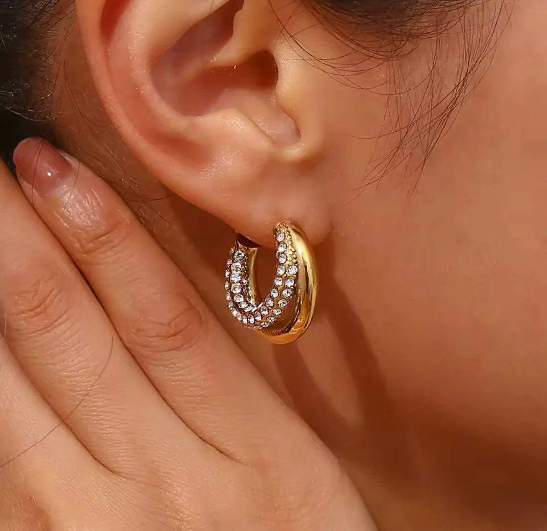 Rollo Hoops Earrings