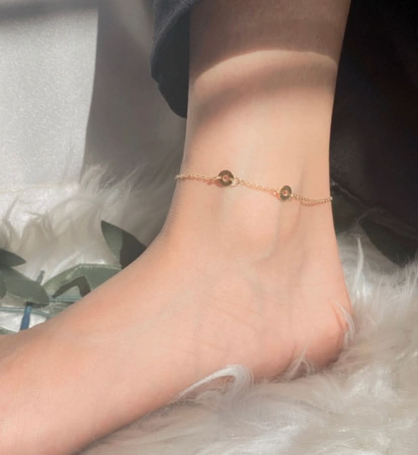 Golden Anklet – Delicate & Chic Foot Jewelry for Women - Crazy Women