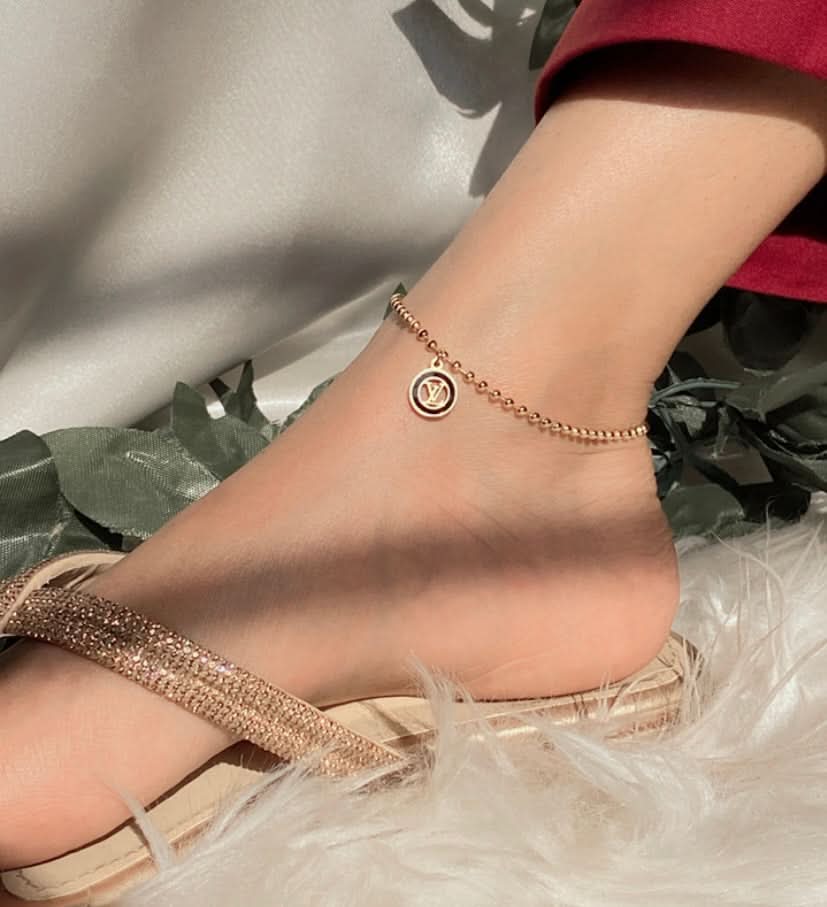 Lv Titanium Steel Anklet - 3243352 - Crazy Women