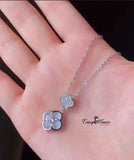 Silver White Stainless Pearl Necklace – Elegant & Timeless Jewelry