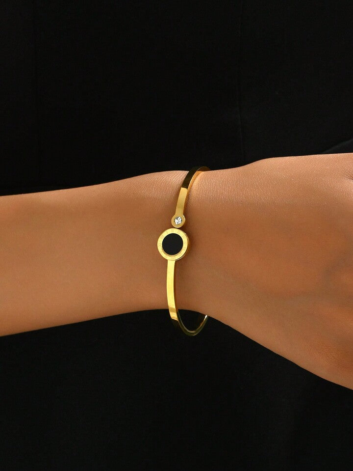 Round Stainless Steel Bangle