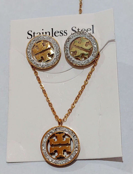 Beautiful Tory Earring and Necklace Set