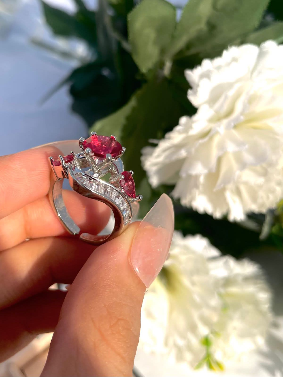 Stylish American diamond Zircon Ring - Crazy Women