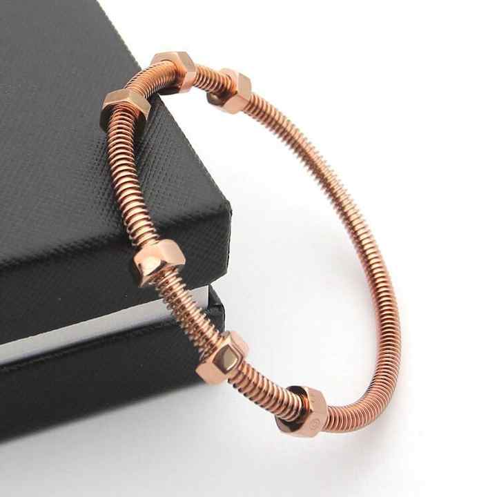 Stainless Golden Bangle | Jewelry Store | Jewelry Shop - Crazy Women