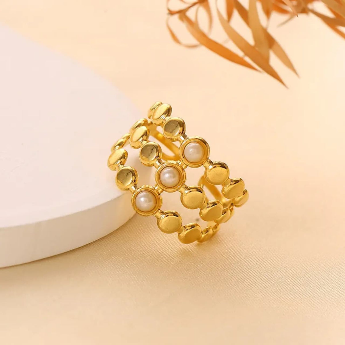 Cueilleurs De Perles Ring waterproof  tarnish free - Crazy Women
