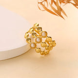 Cueilleurs De Perles Ring waterproof  tarnish free - Crazy Women