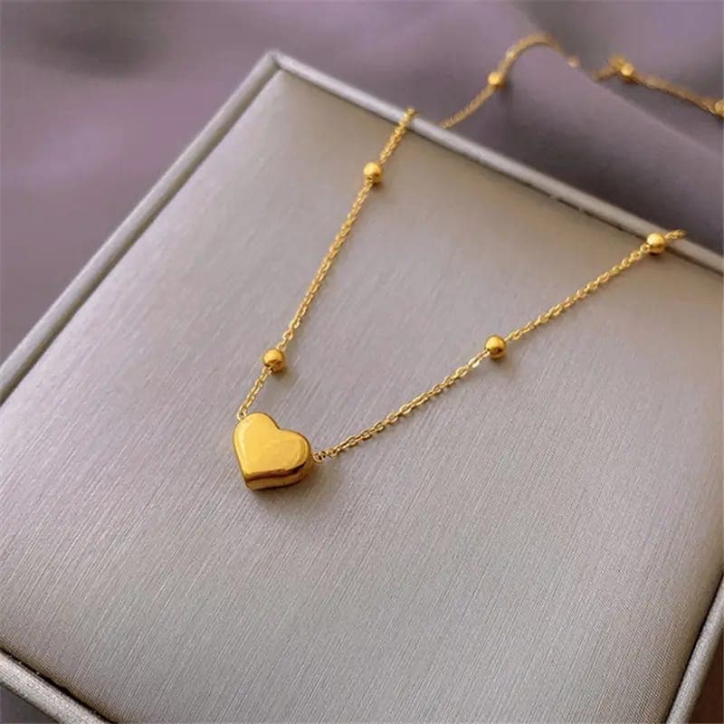 18 bangkot Gold Heart Pendant - Crazy Women
