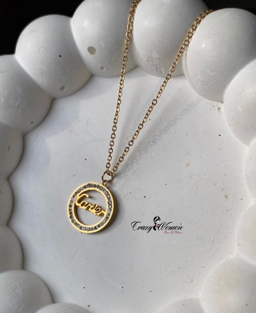 Hollow CT Pendant Necklace | Jewelry Online | Jewelry Store - Crazy Women