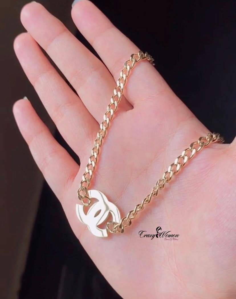 Titanium Chanel Chain Necklace – Luxury Necklaces for Women - Crazy Women