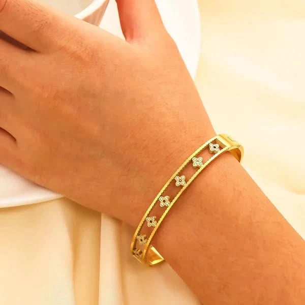 Diamond Cascade Bangle – Sparkling Bracelet for Women in Pakistan