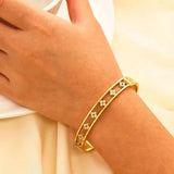 Diamond Cascade Bangle – Sparkling Bracelet for Girls & Women - Crazy Women