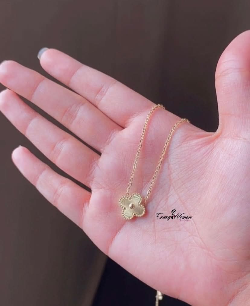 Golden Stainless Steel Necklace – Necklaces for Girls & Women - Crazy Women