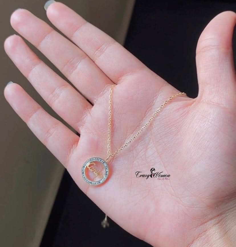 Hollow CT Pendant Necklace | Jewelry Online | Jewelry Store - Crazy Women