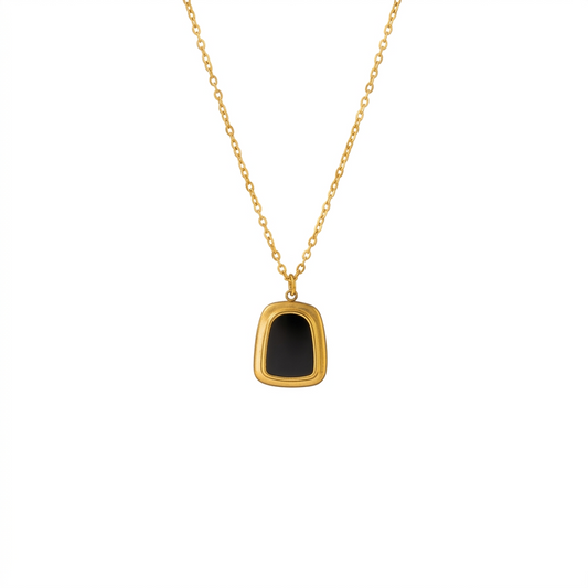 Black Onyx Pendant Necklace