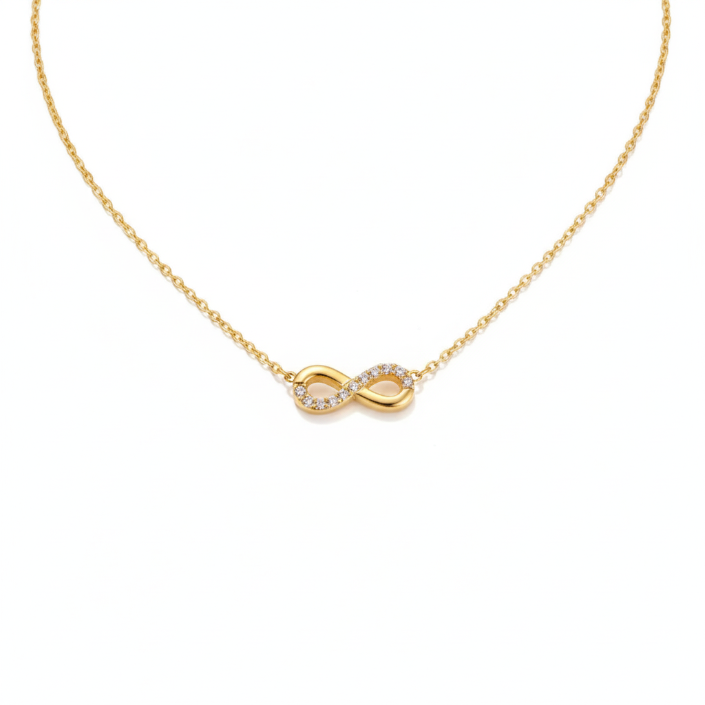 Gold Infinity Symbol Necklace