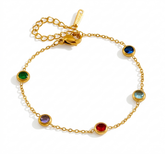 Multicolor Gemstone Bracelet