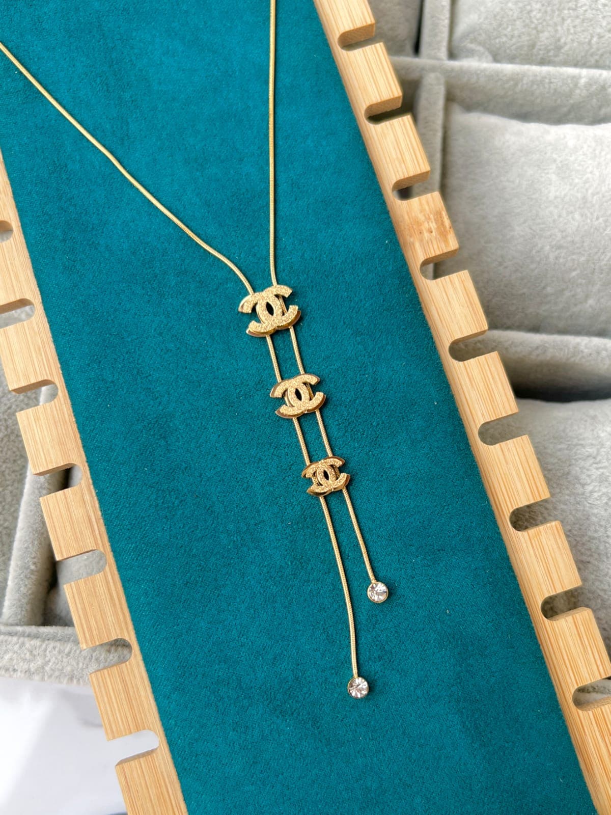 Golden 3 CC Necklace