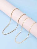 Milas Twisted & Snake Chain Necklace Combo - Crazy Women