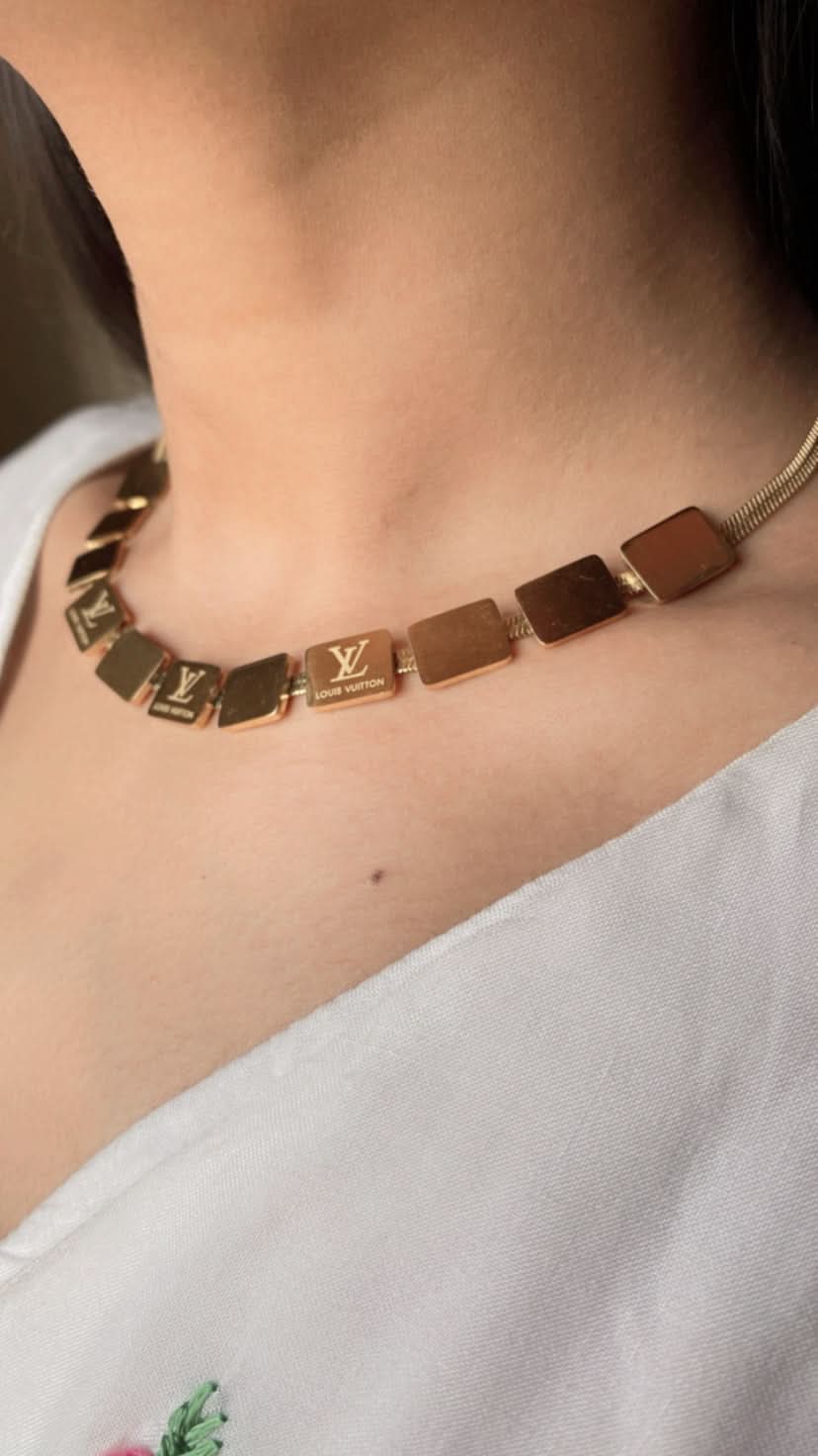 Louis Vuitton Golden Necklace – Luxury Necklaces for Women - Crazy Women