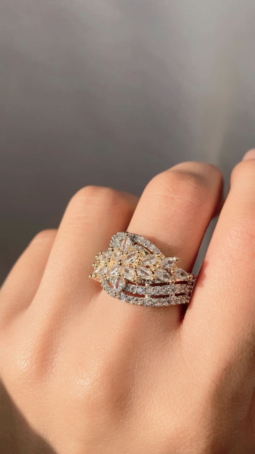 Zircon AD Adjustable Ring - Crazy Women