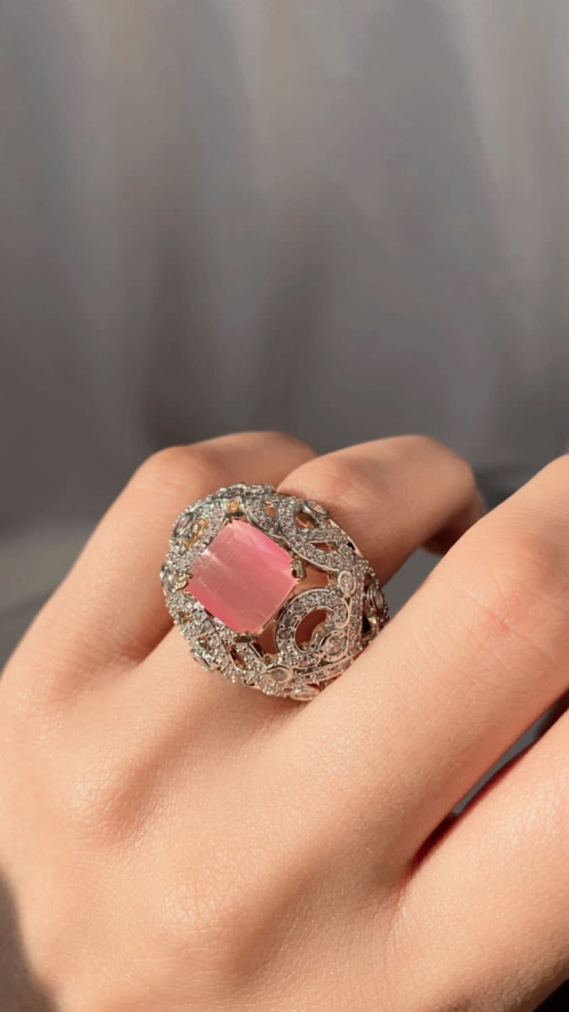 Zircon AD Adjustable Ring - Crazy Women