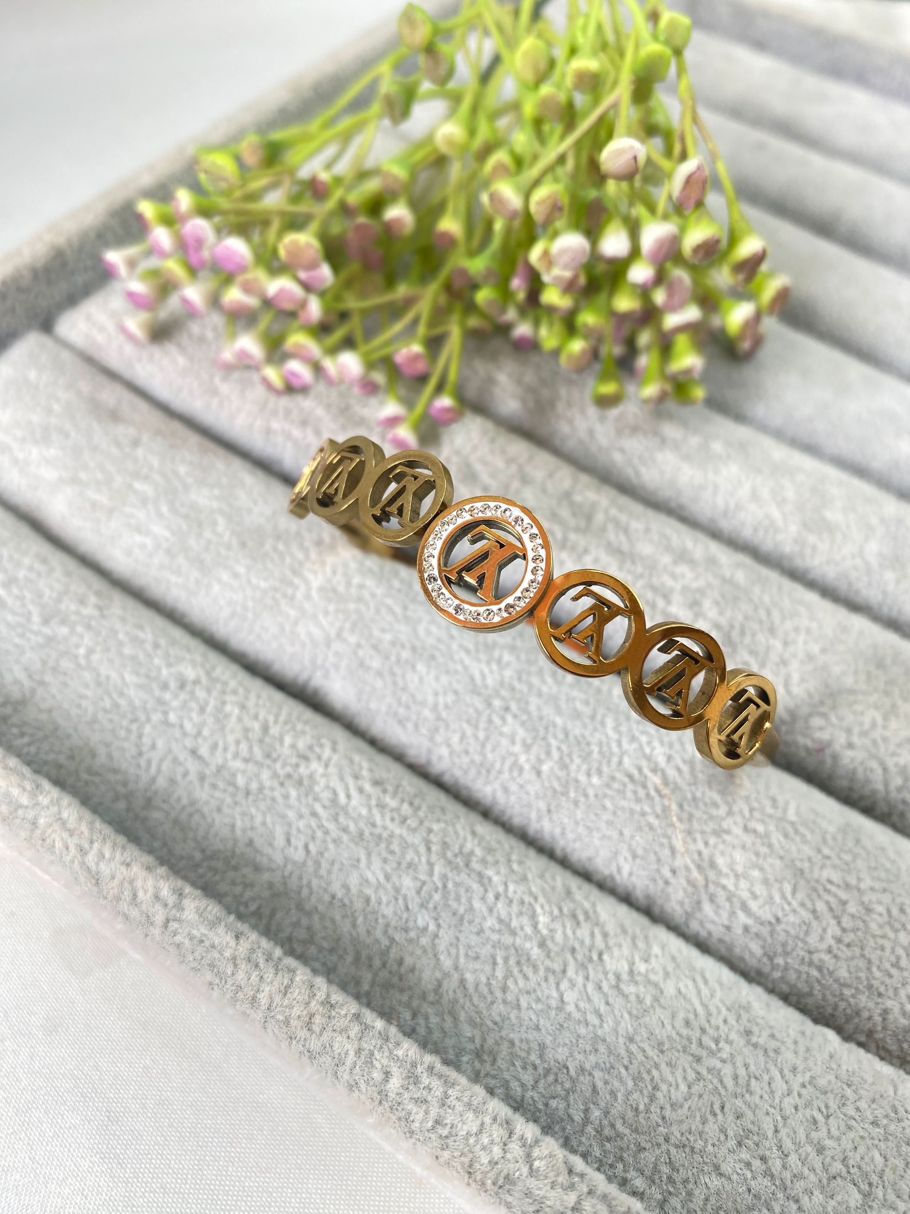 Louis Vuitton Stone Bangle – Elegant & Stylish Luxury Bracelet for Women - Crazy Women