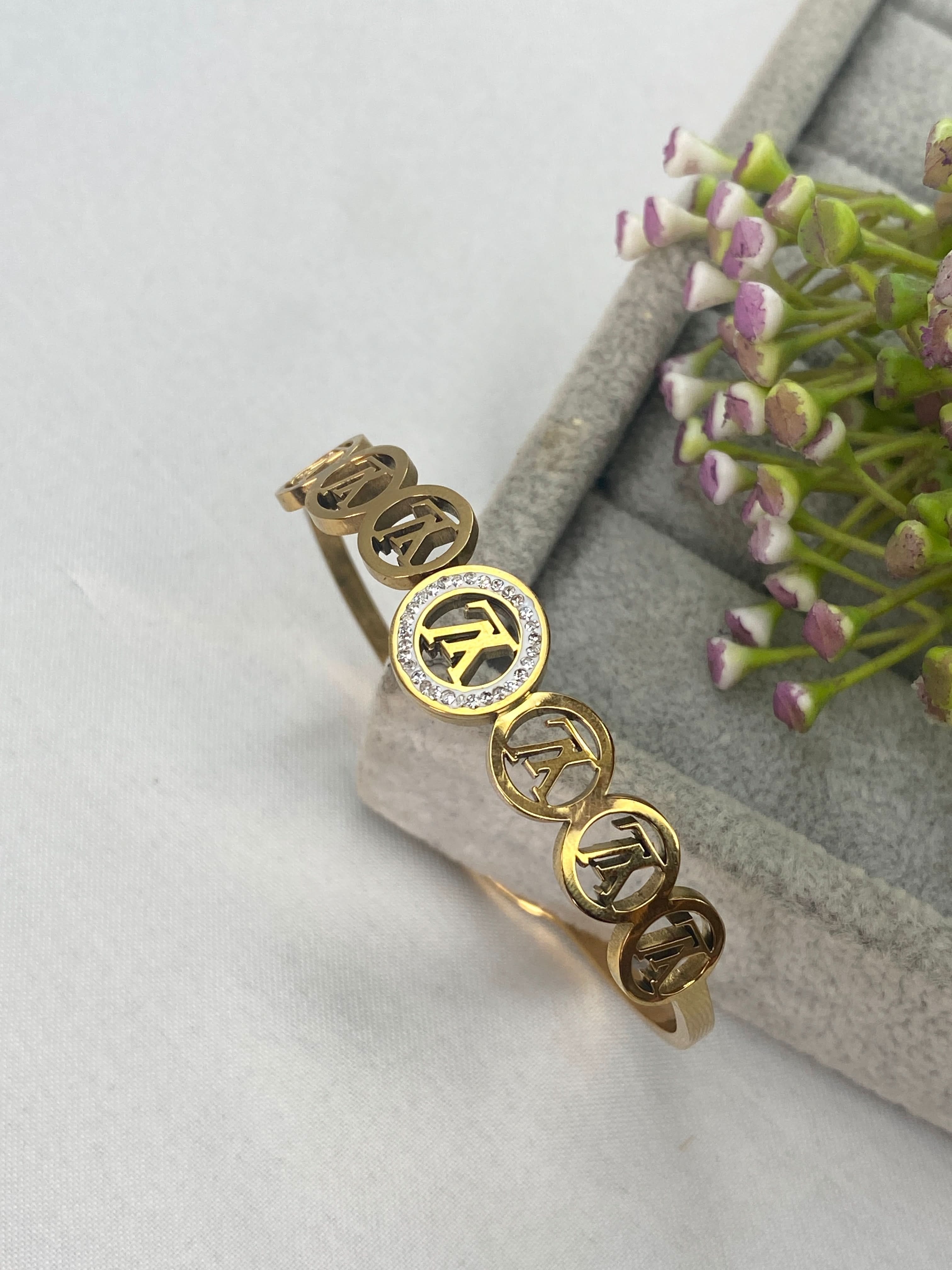 Louis Vuitton Stone Bangle – Elegant & Stylish Luxury Bracelet for Women - Crazy Women