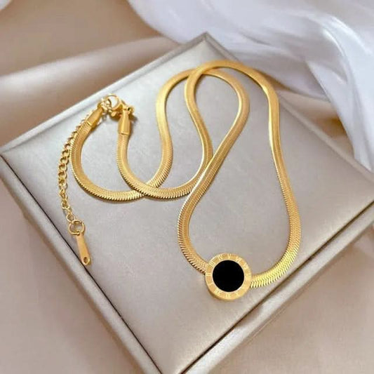 Black Roman Necklace – Stylish Necklaces for Women & Girls - Crazy Women