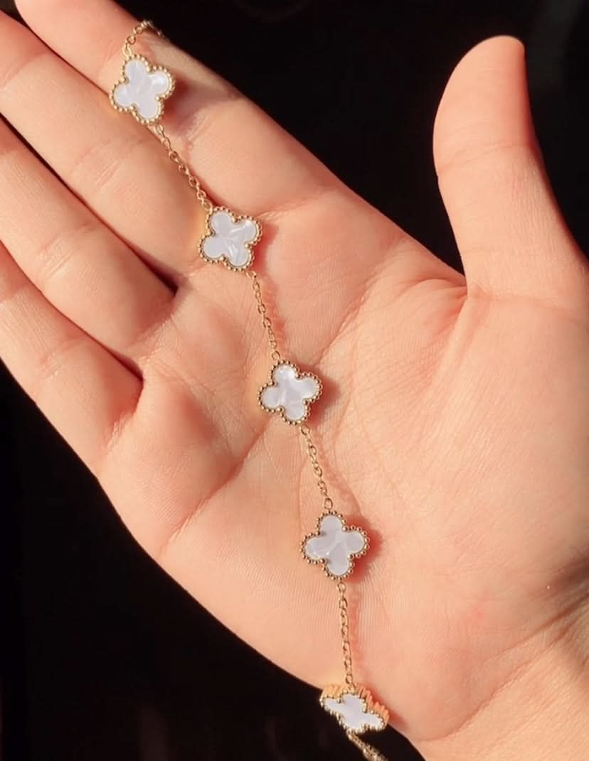 White Van Cleef Bracelet – Elegant & Timeless Luxury Bracelet for Women