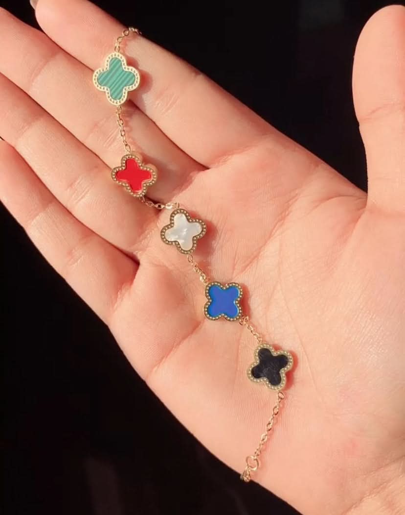 Multi-Color Van Cleef Bracelet – Vibrant & Elegant Luxury Bracelet for Women