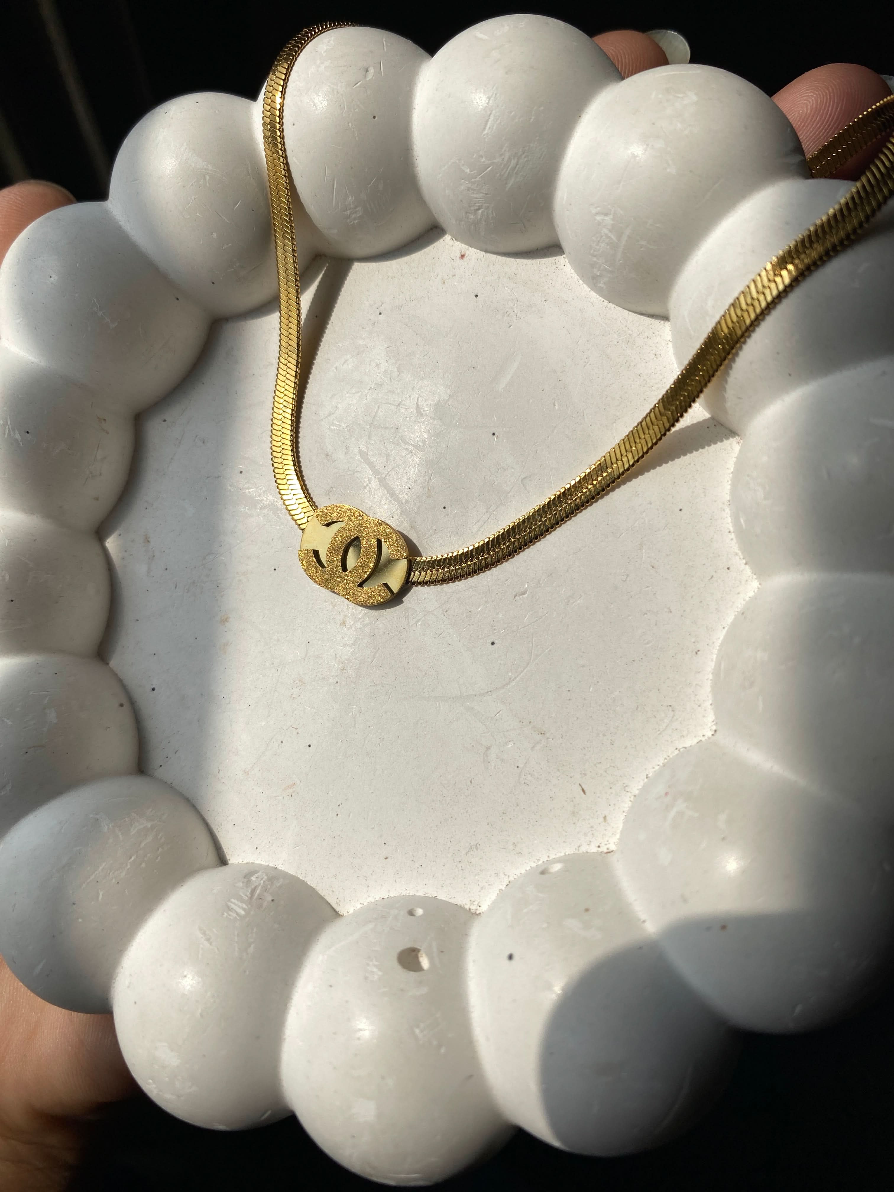 Chanel Snake Necklace – Elegant & Stylish Gold Necklace for Women - Crazy Women