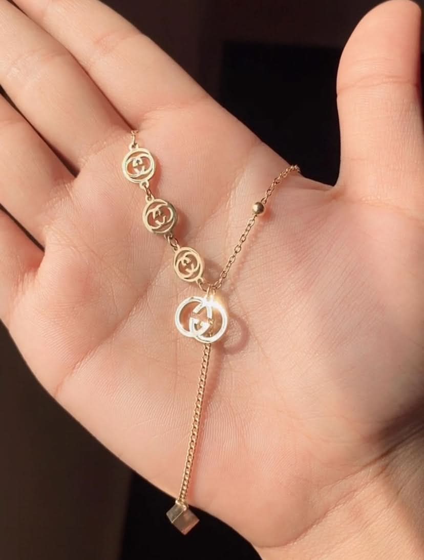 Stainless Fancy Gucci Gold Chain Necklace – Elegant & Stylish