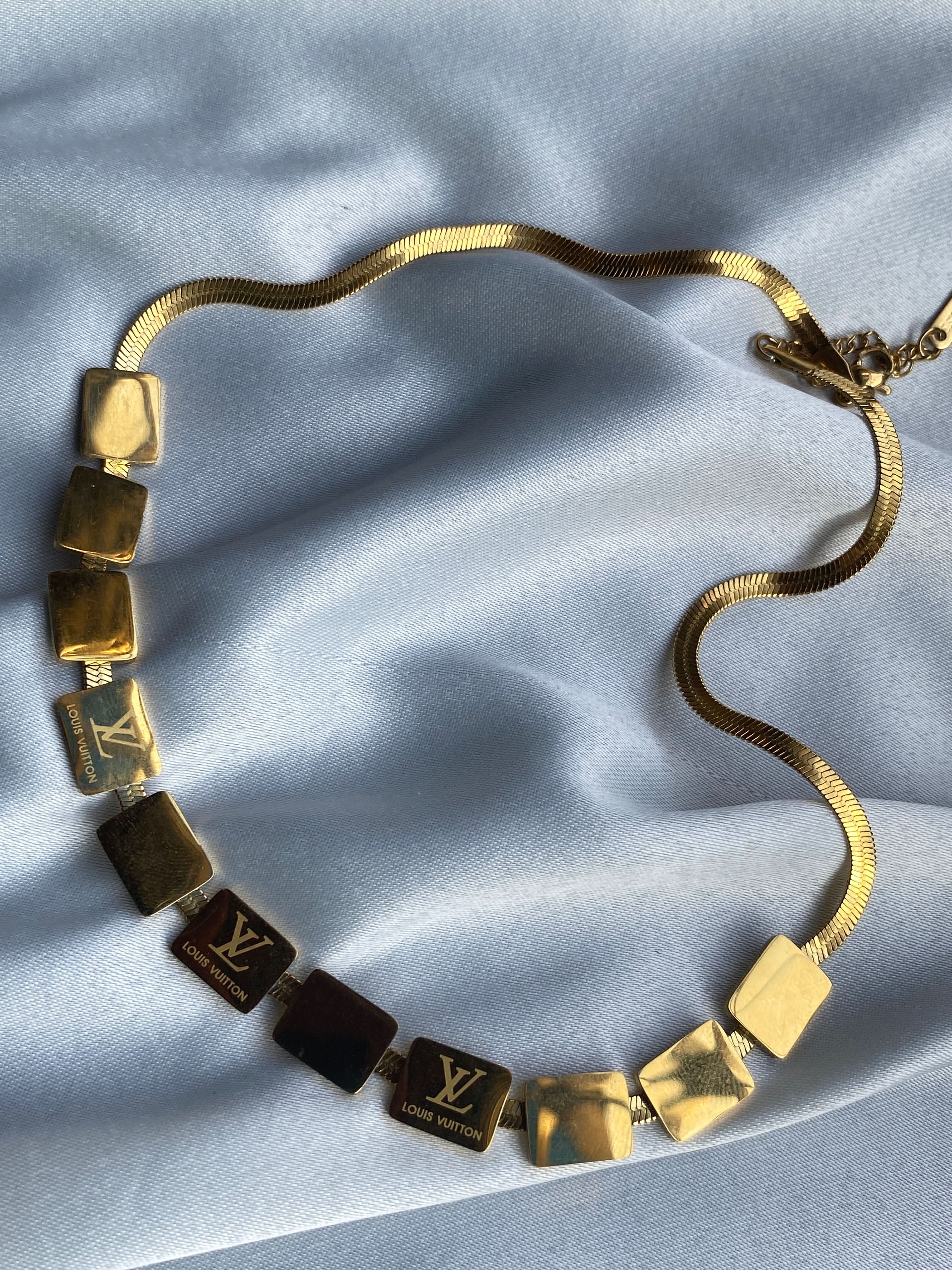 Louis Vuitton Golden Necklace – Luxury Necklaces for Women - Crazy Women