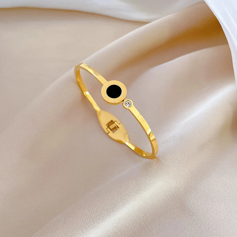 Round Stainless Steel Bangle