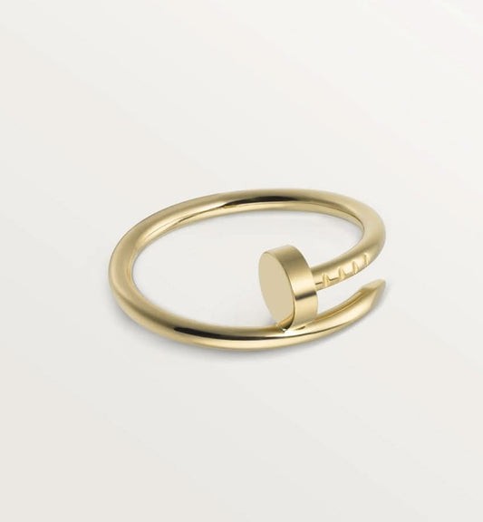 Cartier Nail Ring ( Golden) | Jewellery Store | Jewellery Shop 8MM