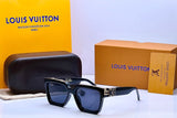 Louis Vuitton Oversized Black Sunglasses for Women – Luxury Designer Eyewear with Case