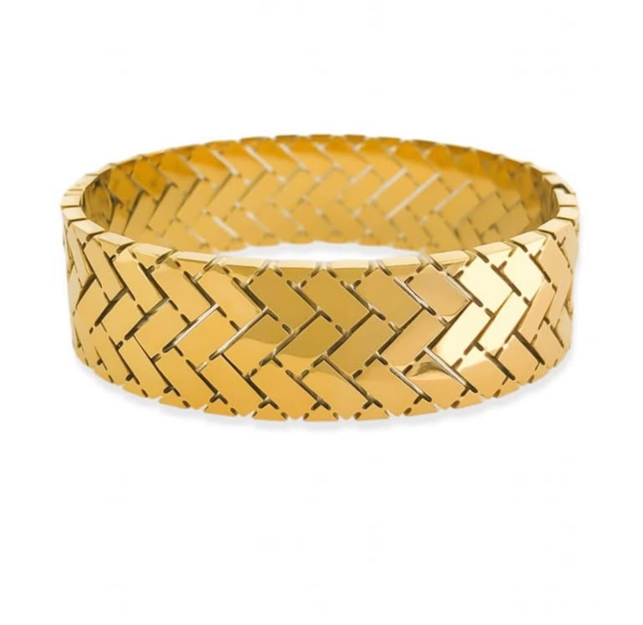 Herringbone Weave Bangle