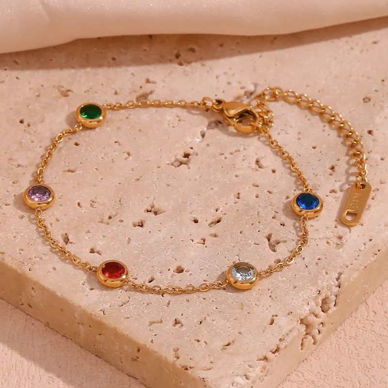 Multicolor Gemstone Bracelet