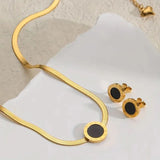 Roman Snake Necklace & Earring Set – Bold Roman-Inspired Design with a Serpent Motif - Crazy Women