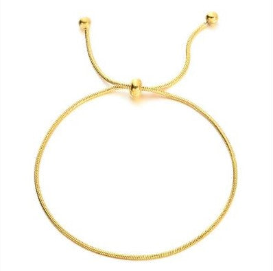 Elegant Adjustable Gold Chain Anklet for Women