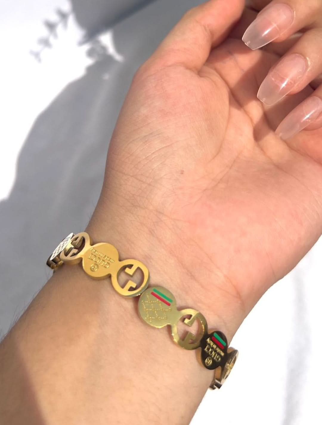 Stainless GC Golden Bangle - Crazy Women